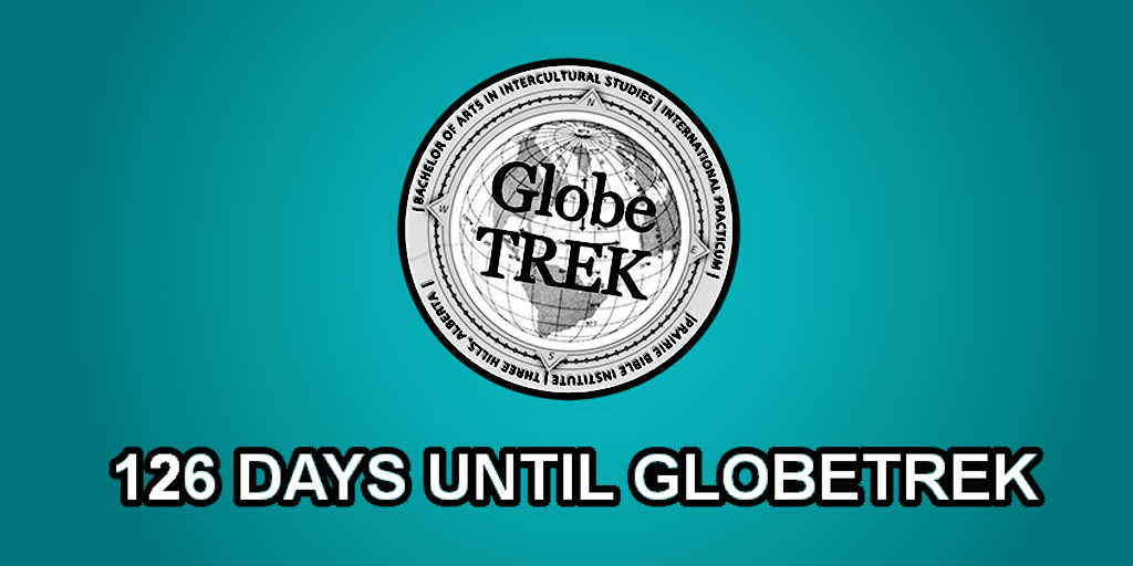 The days left until I leave for GlobeTrek